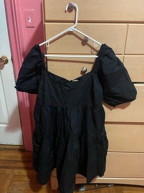 American Eagle Black Baby Doll Dress
